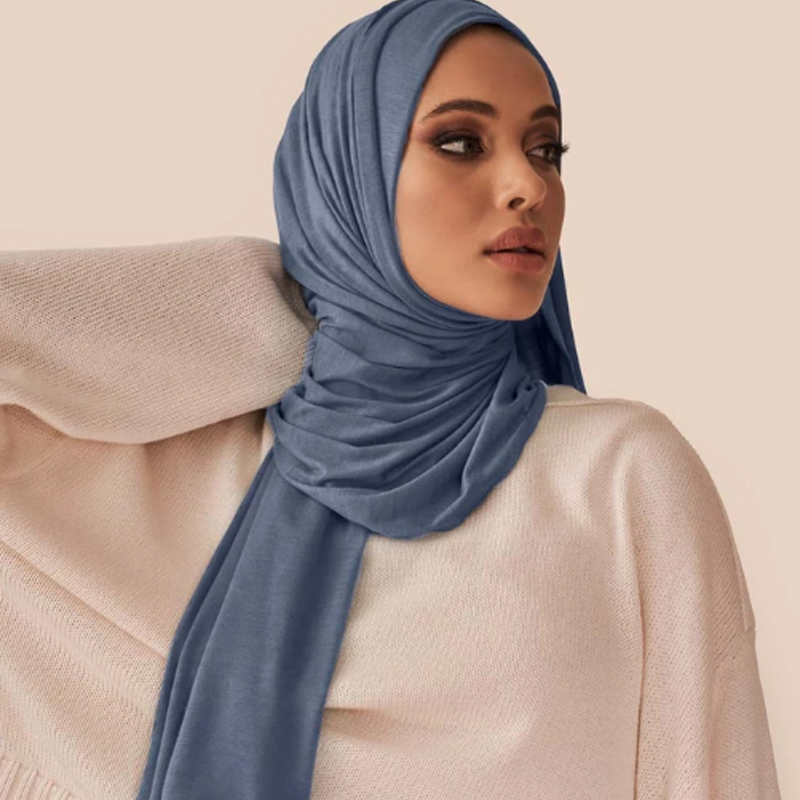 Bandana Cotton - Écharpe Hijab en Jersey de Coton