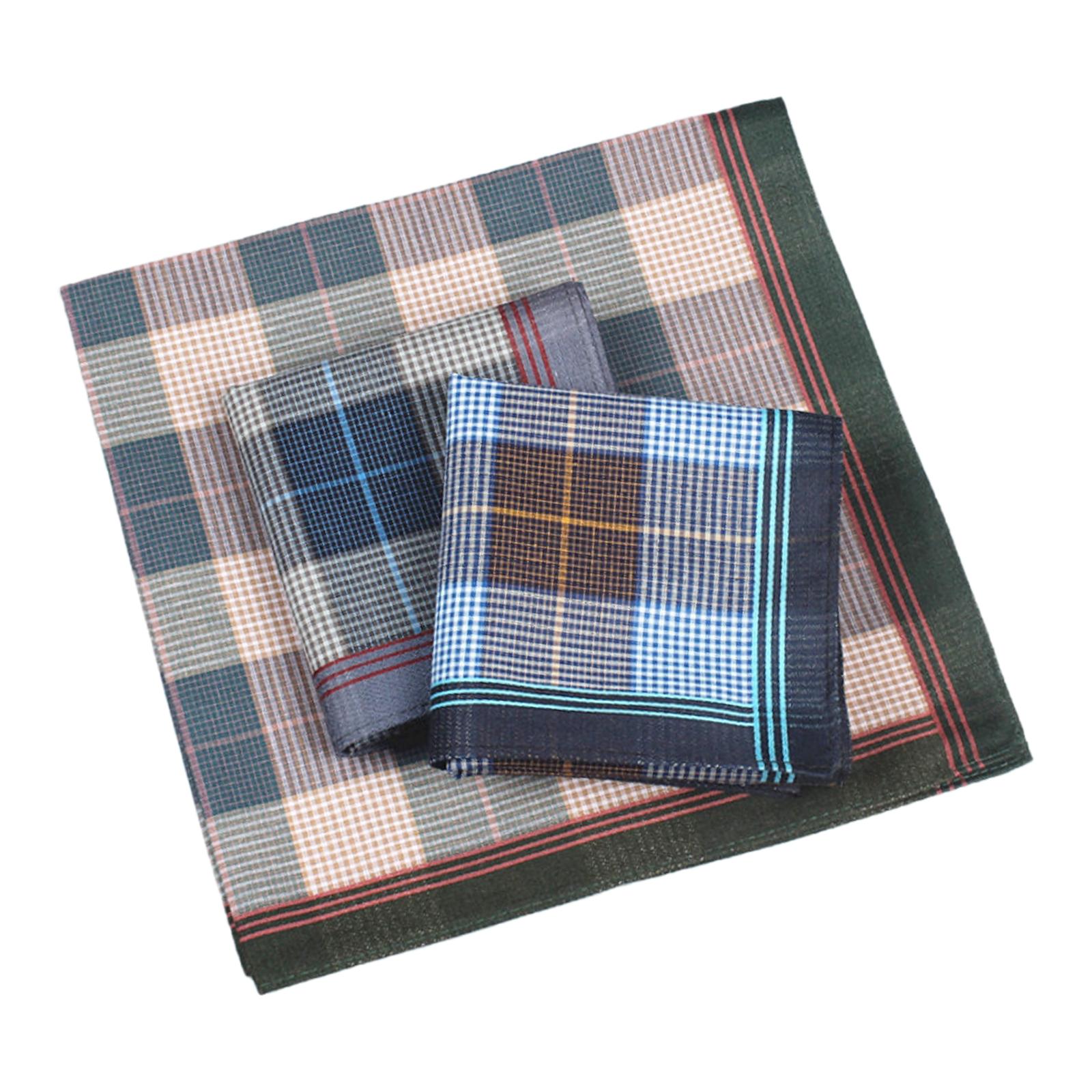 Lot de 6 mouchoirs en coton un - Handkerchief Cotton Men avis et prix