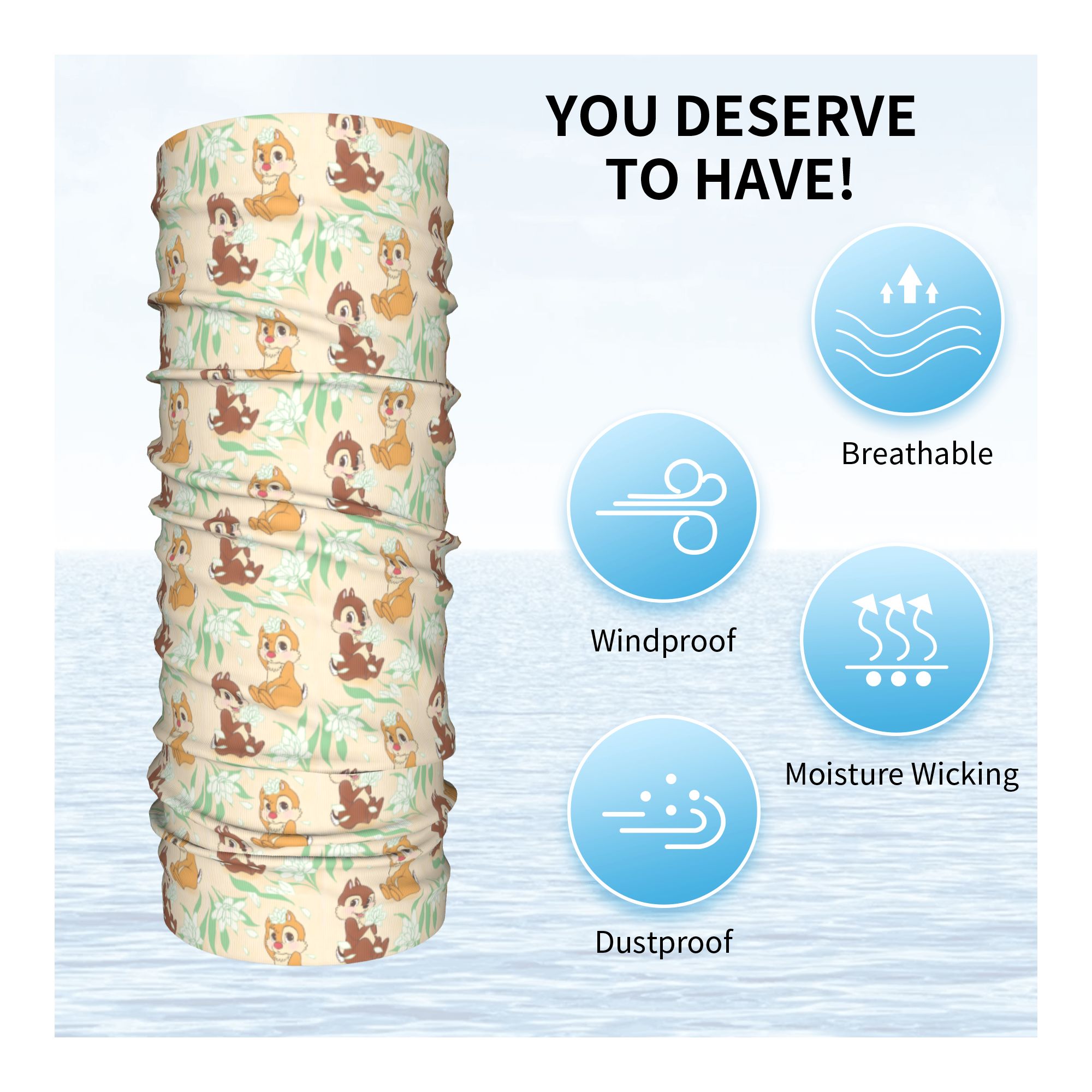 Cache-cou bandana personnalisé - Neck Warmer Tube avis et prix