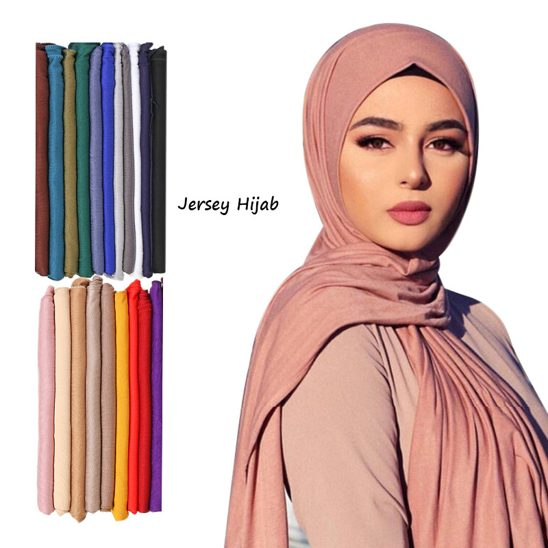 Écharpe Hijab en Jersey de Cot - Bandana Cotton avis et prix